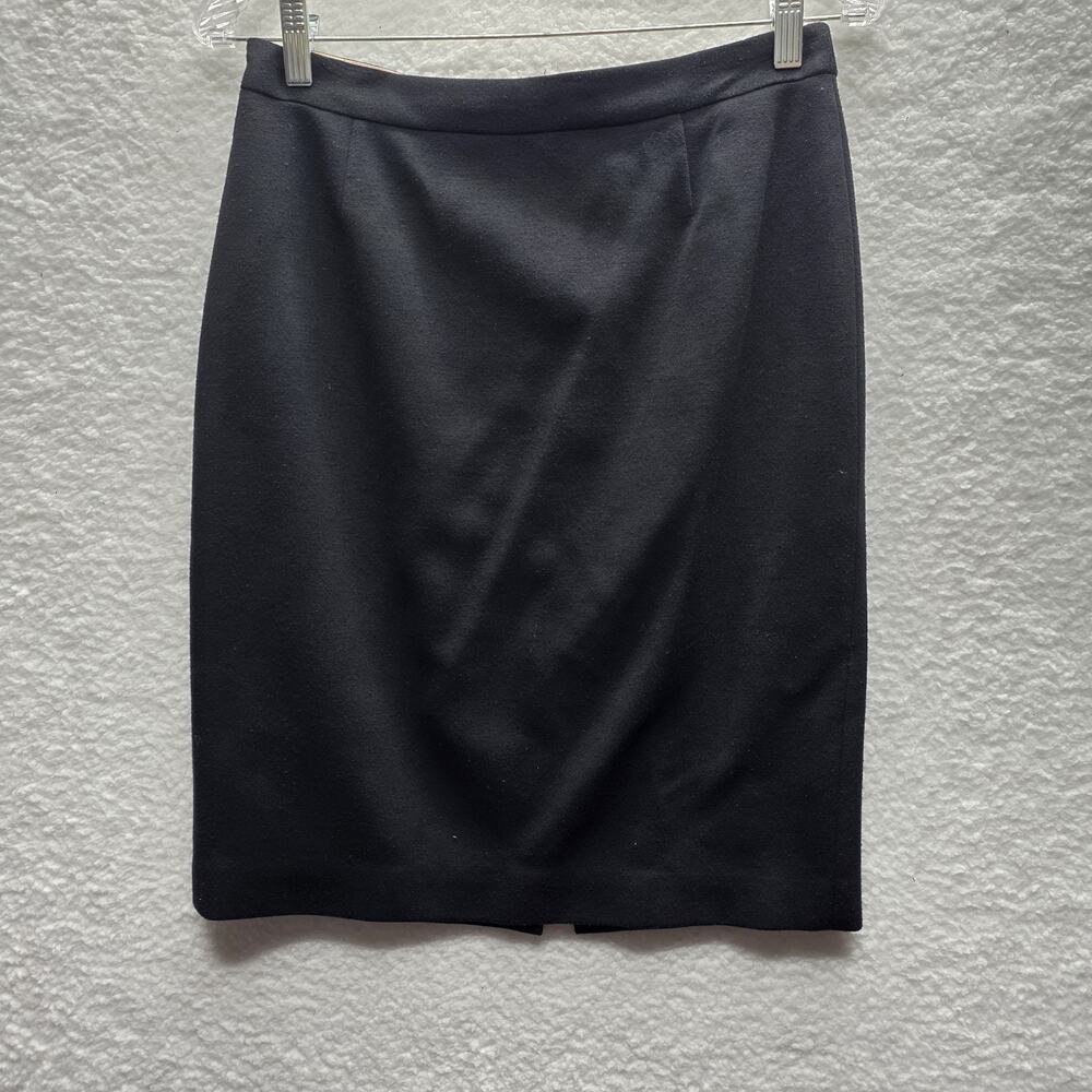 I.N.C. International Concepts Black Womens 4 Pencil Knee Skirt Zipper Accent